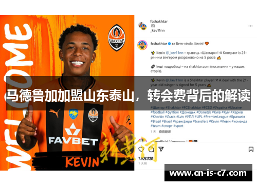 马德鲁加加盟山东泰山，转会费背后的解读